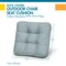 Classic Accessories 19" x 19" x 5" Seat Cushions, Grey Gull, 2PK DCGGCH19195-2PK - alternate 2